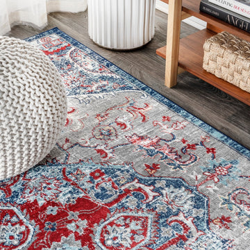 Friv modern Persian Vintage Medallion Area Rug